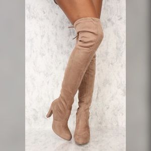 Vestique Tan Over-the-Knee Boots